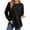 Black Sweatshirts for Women, variant on Sweatshirt for women Side Split Hem Fall Fashion Pullover Crewneck Long Sleeve Pullover Casual Loose Tops Navy M