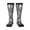 2 Black-1, variant on Zebra Skin Print Long Socks,Novelty Design Socks Gift for Men and Women,Crew Socks,Calf Socks