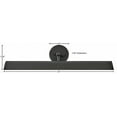 thumbnail image 3 of 20W 2 Led Large Wall Sconce-7.25 Inches Tall And 30 Inches Wide-Black Finish Hinkley Lighting 47095Bk, 3 of 4
