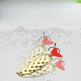 thumbnail image 5 of 5PC BIQIANWO Fishing Lures Spinner Set  Bait Three Hooks Spoon Shape Pineapple Professional Design Fake Imitation Bait, 5 of 8