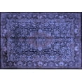 thumbnail image 1 of Ahgly Company Indoor Rectangle Medallion Blue Traditional Area Rugs, 4' x 6', 1 of 4