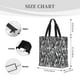 thumbnail image 3 of Fotbe Zebra Bolsa Tote con Estampado para Mujer, Bolsos con Cremallera, Bolsa de Hombro Casual de Gran Capacidad con Bolsillos Internos, 3 of 7