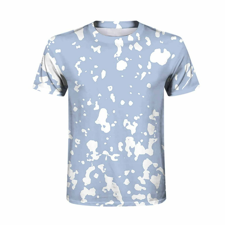 Clerance-Sale Summer Tops Trendy T Shirts for Men Tye-Died Fashion