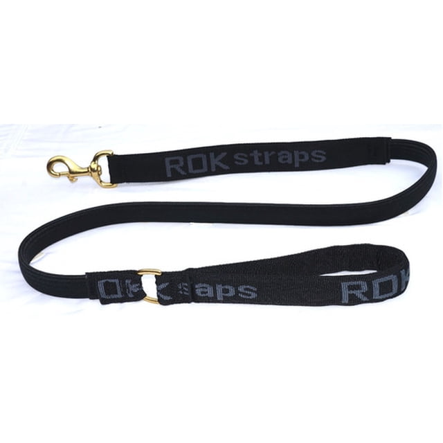 Correa Elastica Perro Rok Straps Gruesa Negra