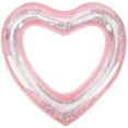 thumbnail image 4 of Flotador inflable con lentejuelas, boya en forma de corazón de PVC de 120 cm, balsa inflable para piscina, vacaciones, juguetes de piscina, duradero, adecuado para niños o adultos - oro rosa JFHHH pequeña, 4 of 4