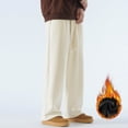 thumbnail image 2 of Zylarhe Casual Pants for Men Men's Solid Color Loose Sag Plus Straight Leg Wide Leg Casual Sweatpants Boy Stocking, 2 of 5