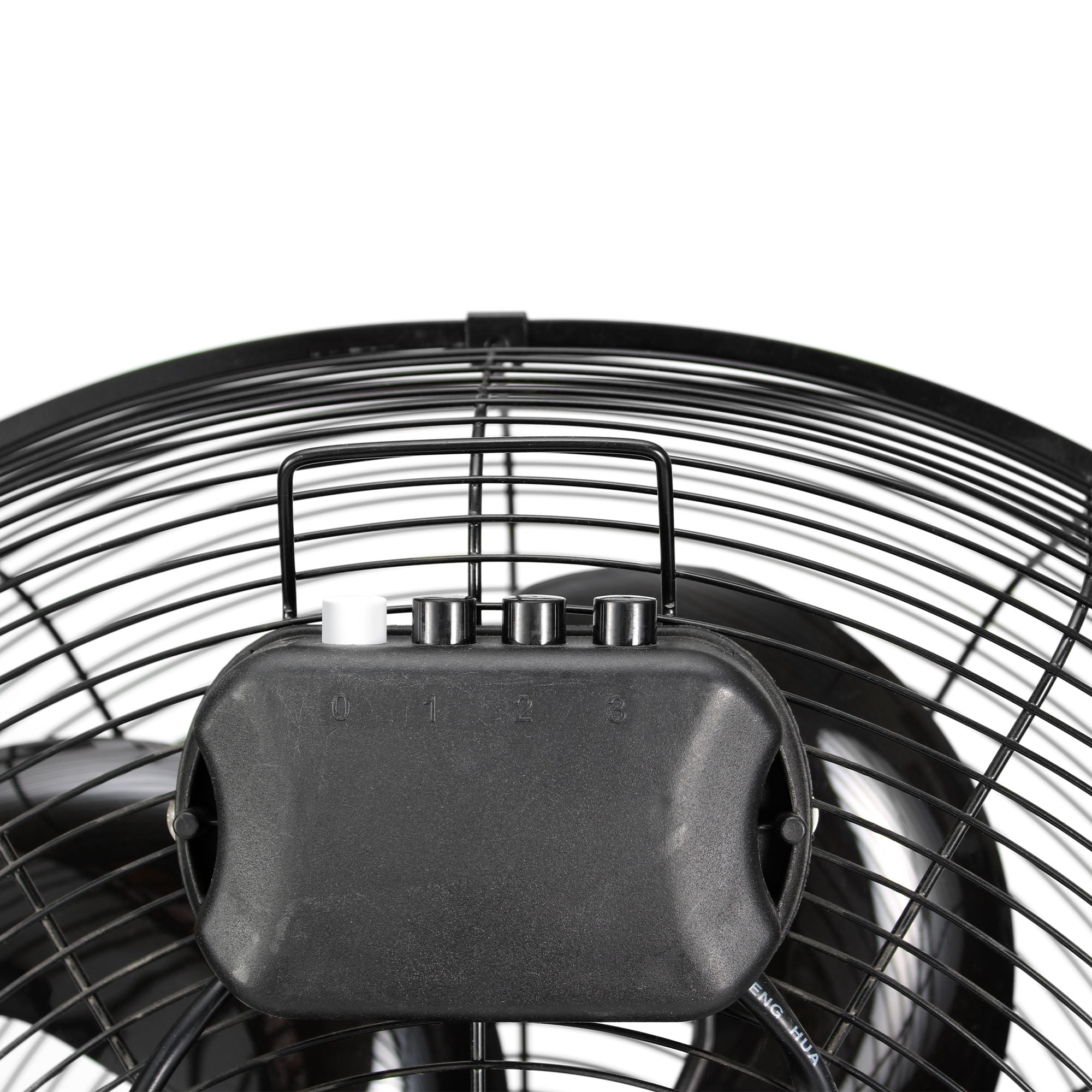Taurus FLASH 20” Industrial Floor Fan, Metal Grill with Aerodynamic Plastic Blades, High Velocity Cooling for Garage & Patio
