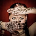 thumbnail image 2 of Henna Natural Golecha Para Tatuajes Temporales 2 Conos Delineador Mehndi Colores a Escoger, 2 of 4