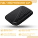 thumbnail image 4 of Tapa de la puerta del tanque de combustible para BMW X1 2023-2025, cubierta de la tapa de combustible, tipo adhesivo, fibra de carbono negra, ABS, 4 of 6
