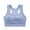 Light Blue, variant on Tank Tops Solid Color Push Up Sports Bra Yoga Running Fitness Vest Shockproof Support Underwear Camisole Tops for Women,Blue,One Size