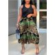 thumbnail image 2 of Pantalones De Pierna Ancha Mujer Cargo Camuflaje Harem Capri Pantalones De Mezclilla Fatiga Del Ejército Pantalones Vaqueros Holgados De Talla Grande, 2 of 8