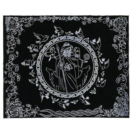 

Sukalun 74*60CM Odin Blessing Rituals Tarot Tablecloth Soft Altar Cloth