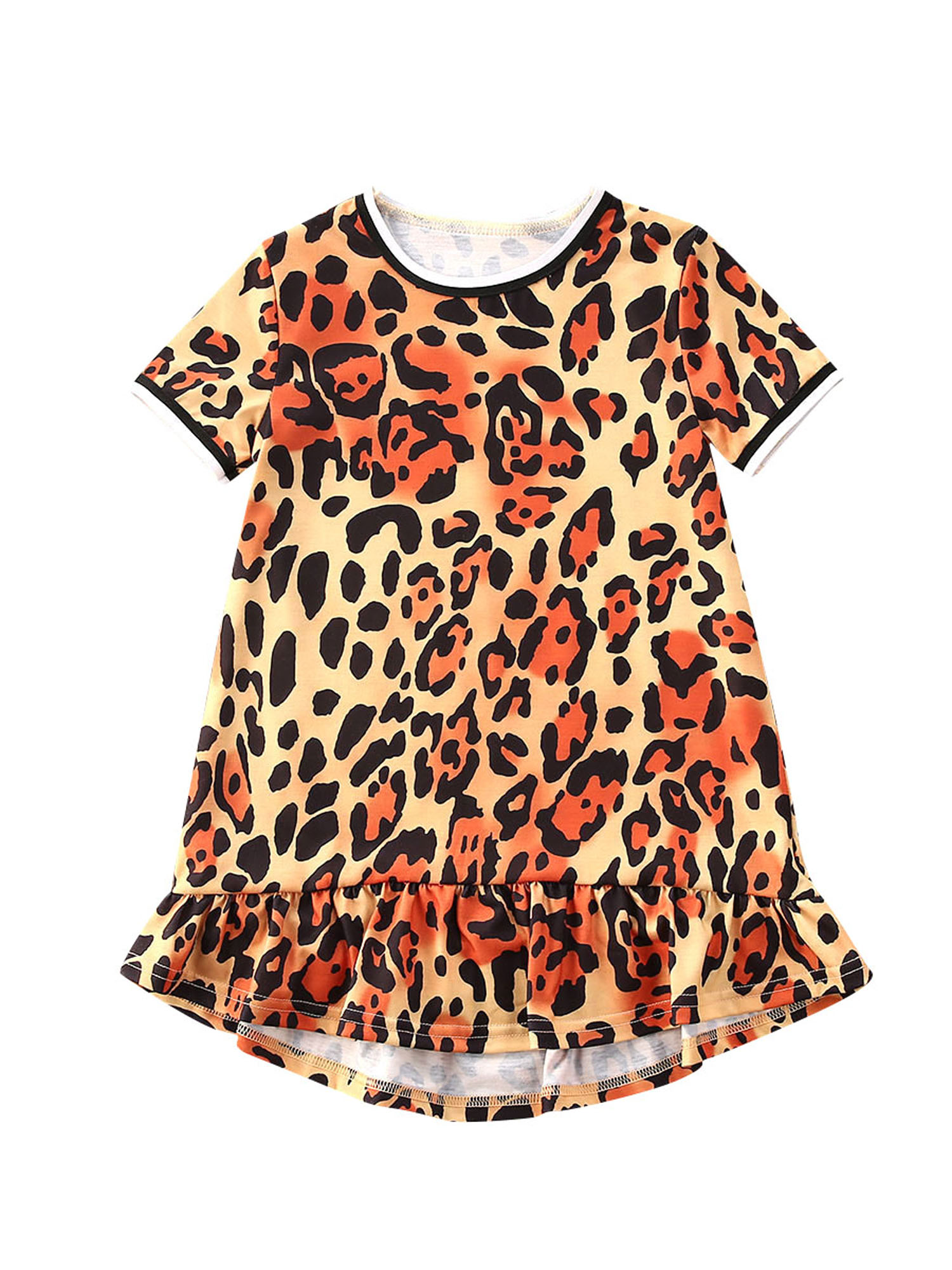 baby leopard dress