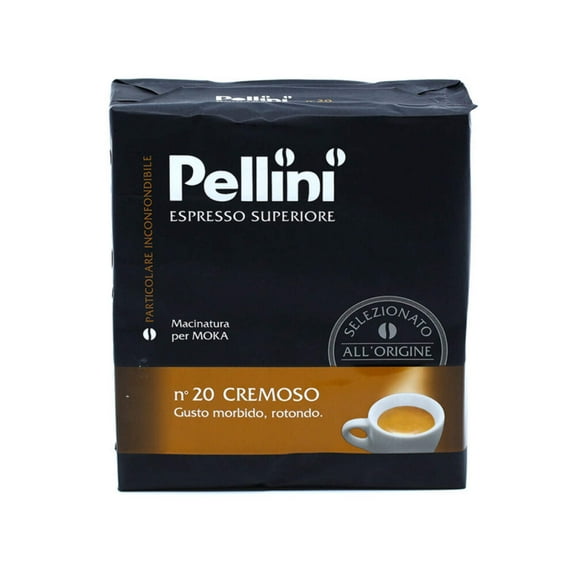 Pellini Superiore Cremoso N.20 Ground Coffee 2x250gr (17.64oz)