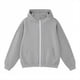 thumbnail image 4 of HongQid Hoodies for Women Soft Zip Up Hooded Long Sleeve Casual Oversized Sweatshirt Hooded Tops, 4 of 9