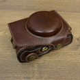thumbnail image 2 of PU Leather Camera Bag Camera Bag Leather Case with Shoulder Strap B, 2 of 5