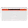 thumbnail image 1 of Mask Storage Box with Lid, Transparent Mask Storage Case, Openable Mask Storage Box Organizer, Multifunctional Mask Dispenser for Home, Office, Car, Schools, Churches, Gyms Orange, 1 of 9