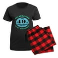 thumbnail image 5 of CafePress - 70Th Birthday Humor Women's Dark Pajamas - Women's Short Sleeve Print T-Shirt and Pants Dark Cotton Pajama Set, 5 of 7