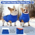 Kuoser Dog Winter Coat, Reflective Dog Jacket Warm Dog Coat with Buckle