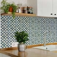 thumbnail image 2 of Mi Alma Vinyl Backsplash Decor - Vintage Blue and White Peel & Stick Tiles 6x6, 2 of 17