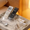 thumbnail image 6 of 1-8PC Drawer Organizers Clear Storage Bins 2 Sizes with Non Pads Versatile Desk Tray for Kitchen Bathroom Office Dresser Drawer Organizer for Jewelry Makeup Junk Gadgets, 6 of 9