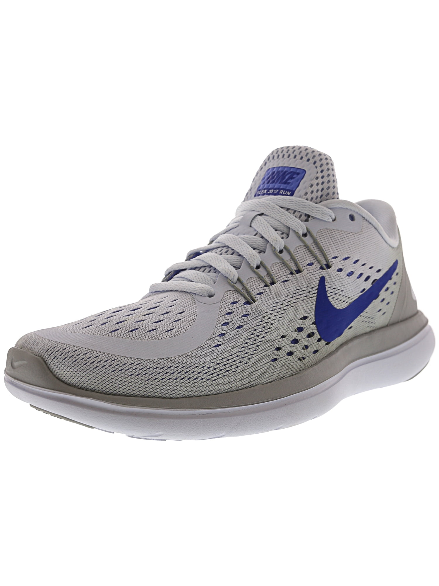 Nike - Nike Women's Flex 2017 Rn Football Grey / Hyper Royal Ankle-High Cross Country Running 