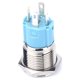 thumbnail image 3 of Botón pulsador metálico de 12 V con enclavamiento automático/reinicio automático y orificio de montaje de 16 mm., 3 of 7