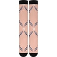 thumbnail image 7 of GZHJMY Lattice Compression Socks, Women Men Long Stocking (20-30mmHg), Travel Knee High Stockings for Athletic Sports,Running,Cycling,Nursing, 7 of 7