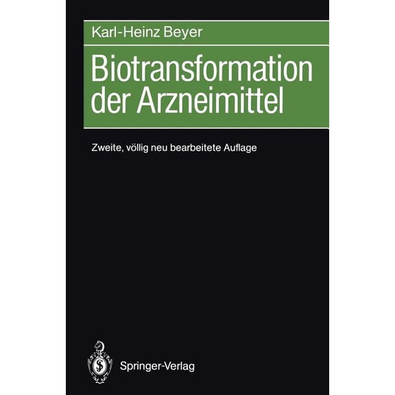 Biotransformation Der Arzneimittel, (Paperback)
