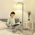 thumbnail image 2 of Coliware Arc Floor Lamp with 3 Color Temperatures Bulb, Modern Arched Standing Lamp with Foot Switch & Dimmable Bulb, Tall Pole Floor Lamp for Living Room Bedroom Office, 2 of 8