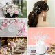 thumbnail image 3 of 25 Piezas de de Flores con Cuentas Acrílicas, Púas Acrílicas para Decoración de Bodas, Hogar y Flores., 3 of 6