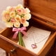 thumbnail image 5 of Decoraciones para San Valentín, adornos para San Valentín, regalos para San Valentín, ramo de 27 rosas azules aplastadas, regalo para San Valentín, ramo de flores artificiales para boda, rosas falsas,, 5 of 5