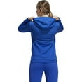 thumbnail image 4 of FQ0190 Adidas Issue Full Zip Jacket Women's Casual Royal Blue/White 2XL, 4 of 6