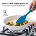 thumbnail image 6 of Kitchen Mama WaltzGrip Platinum Silicone Scraping Spatula: Non Stick for Frying Pan (Blue), 6 of 8