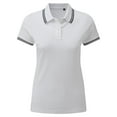 thumbnail image 1 of Asquith & Fox Womens Classic Fit Tipped Polo, 1 of 2