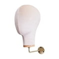 thumbnail image 2 of Dualoai Wall Mounted Female Velvet Mannequin Head Hat Display Stand for Salons Homes Beige, 2 of 9