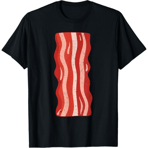 Bacon T-Shirt Bacon Costume Shirt T-Shirt100% cotton short-sleeved shirt for both men and women