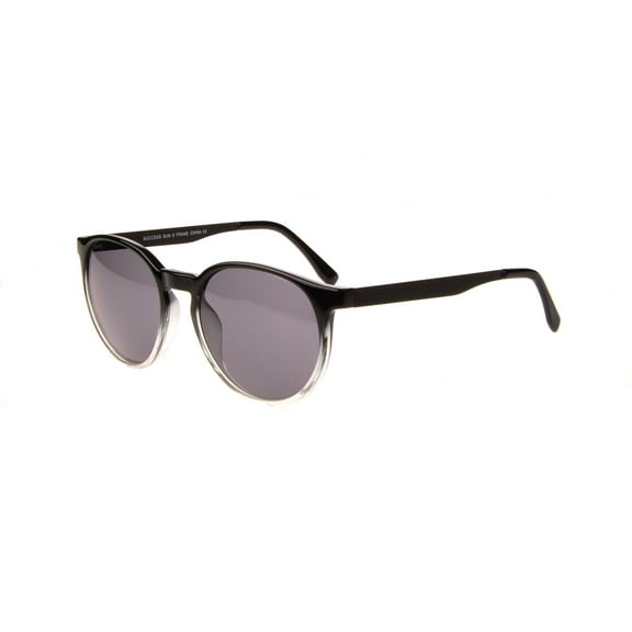 NEW SUCCESS SUN #9 Black Gradient Sunglasses with Grey Lenses