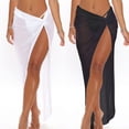 thumbnail image 4 of MSJUHEG Beach Wrap Skirt,Beach Sarong Wrap Bottom,Beach Sarong,Swimwear Coverup,Women's Swimwear Cover Ups,Wrap Skirt,Bathing Suit Wrap Black L, 4 of 7