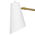 thumbnail image 5 of Hinkley Lighting 48310 Bray 17" Tall Wall Sconce - Lacquered Brass / Chalk White, 5 of 7