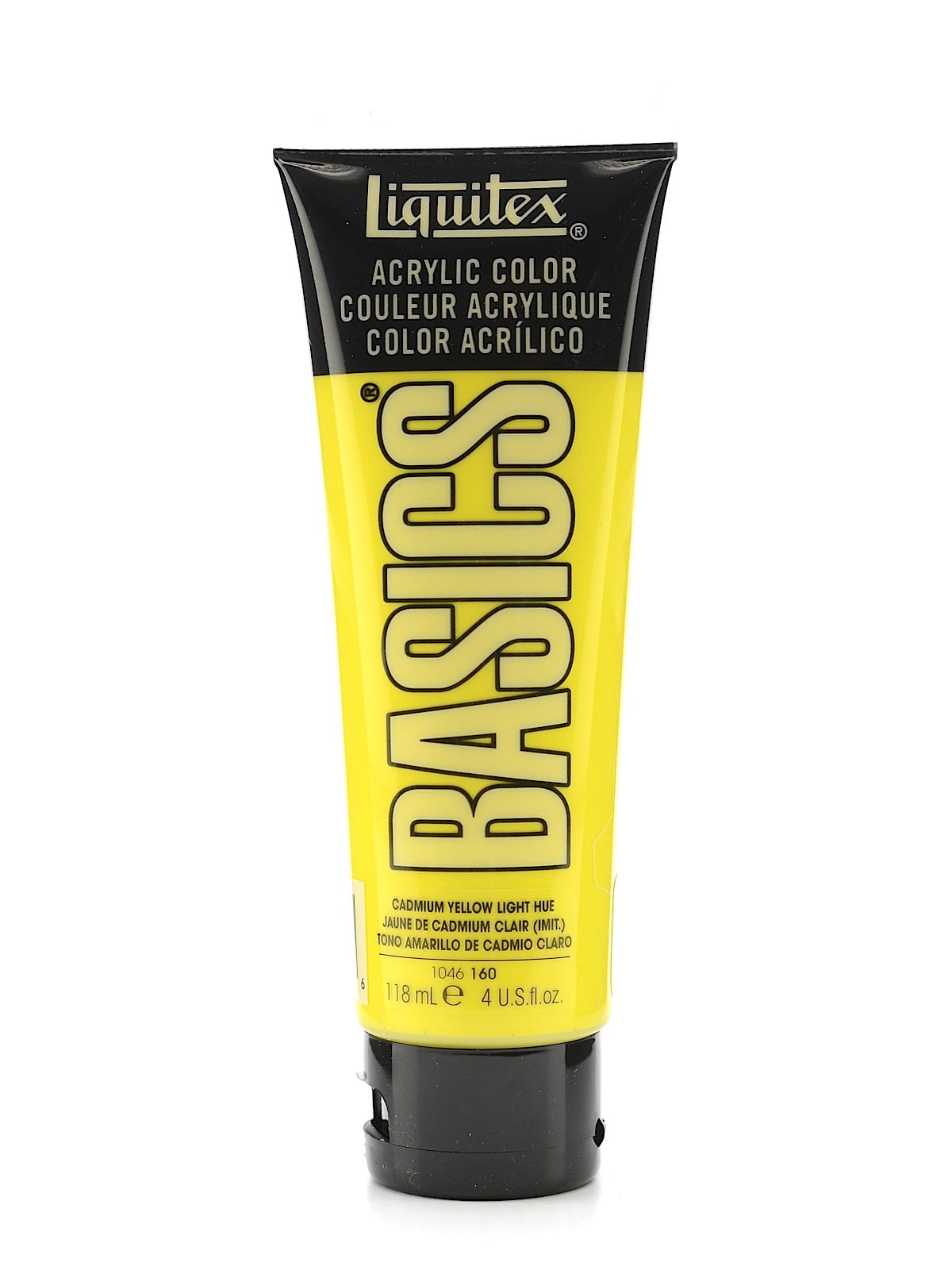 Liquitex Basics Acrylic Paint - Cadmium Yellow Light Hue, 4oz Tube