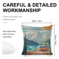thumbnail image 2 of mountain lake treeslinen throw pillowcase decoration pillowcase gifting preferred 20x20 inch cushion cover 2 sets sofa pillowcase sofa bedroom living room car, 2 of 6