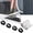 White, variant on LOVE EYE 3 Layers Zipper Pipe Insulation Covers, 72x10.2 Inch 600D Outdoor HVAC Pipe Insulation Covers with 4 Adjustable Straps, Sturdy and durable for Sun, Rain & Winter Freeze Protection (Black)