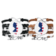 thumbnail image 1 of New Jersey USA mapa estrellas rayas bandera forma Pulsera pareja de cuerdas de cuero Unbranded M, 1 of 3