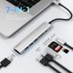 thumbnail image 2 of Hub USB C WALNEW 7 en 1 con PD de 100 W, HDMI 4K, lector SD/TF, 2 of 7