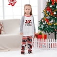 thumbnail image 4 of Matching Family Christmas Pajamas, Cozy Holiday Joy Set, Grey Raglan Top for Family and Pet, 4 of 7