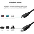 TRAHOOUSB C Printer Cable Compatible with Microsoft Surface,Acer