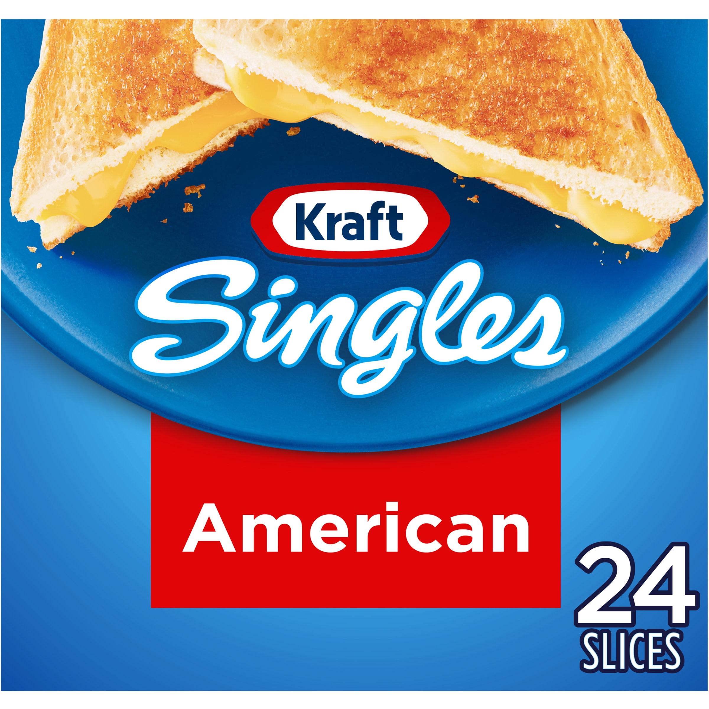 Kraft Singles American Cheese Slices, 24 Ct Pk