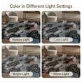 thumbnail image 7 of ODIKA 3'x5' Ultra-Soft Throw Mat, Graffiti Brushstroke Grey Wildlife Inspired Asymmetrical Animals None Washable, Bare feet friendly, Easy Care Indoor rug for Bedside, Vanity, 7 of 7