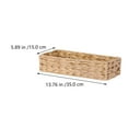 Frcolor Large Rattan Woven Storage Basket, MultiPurpose for Bathroom